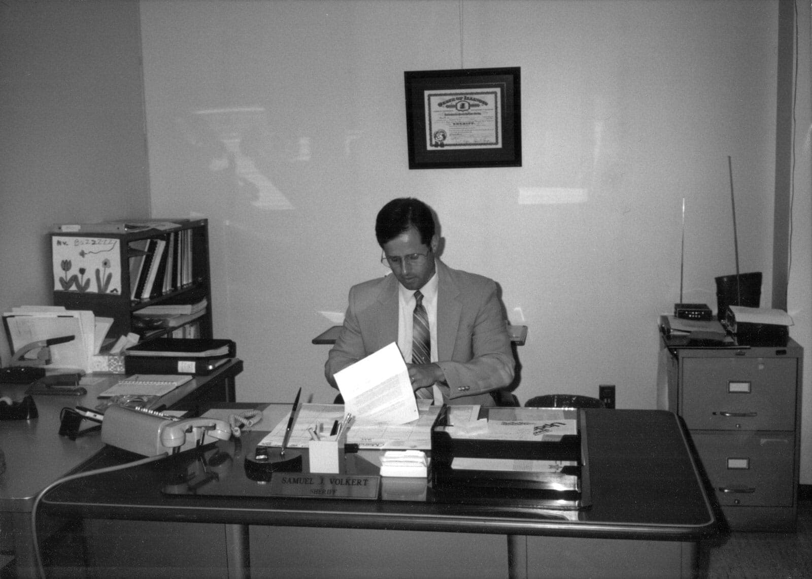 For my dad | Nick Volkert | Nick Volkert My dad working in his office in the mid 80s.