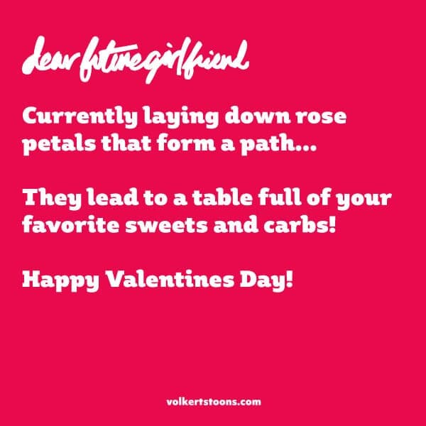 Petals | Nick Volkert Text-based comic about petals leading to carbs.