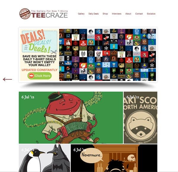 Tee Craze feature for The Polka Dot | Nick Volkert The polka loving polka dot tee design featured on teecraze.com