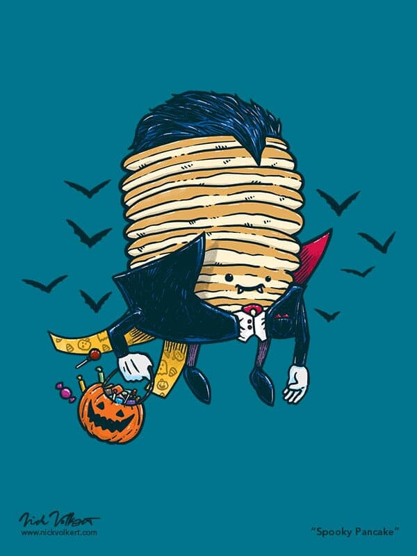 Spooky Pancake | Nick Volkert Captain Pancake is dressed as a vampire!