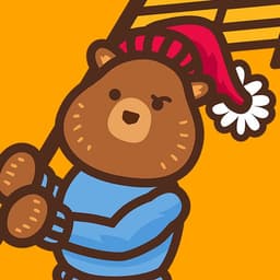 Pencil Bear with Flag | Nick Volkert A bear walks with a flag that is a pencil.