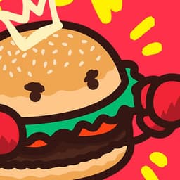 Fighting Burger | Nick Volkert A burger with boxing gloves has his dukes up.