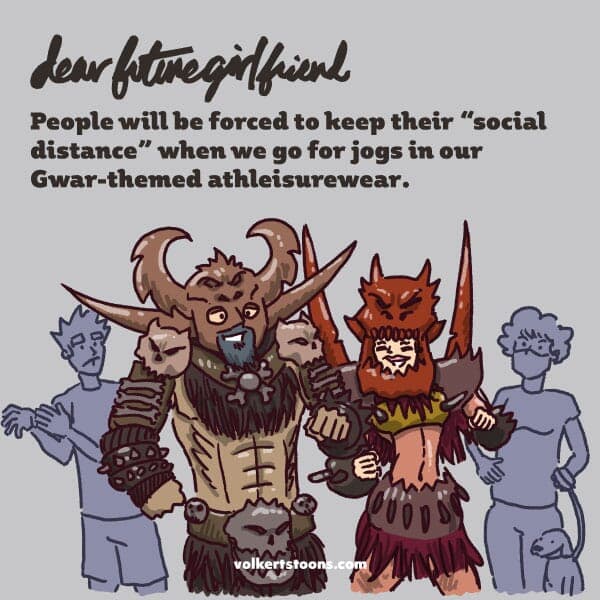 GWAR - Part 1 | Dear Future Girlfriend | Nick Volkert A couple goes for a jog in full GWAR gear - Part 1
