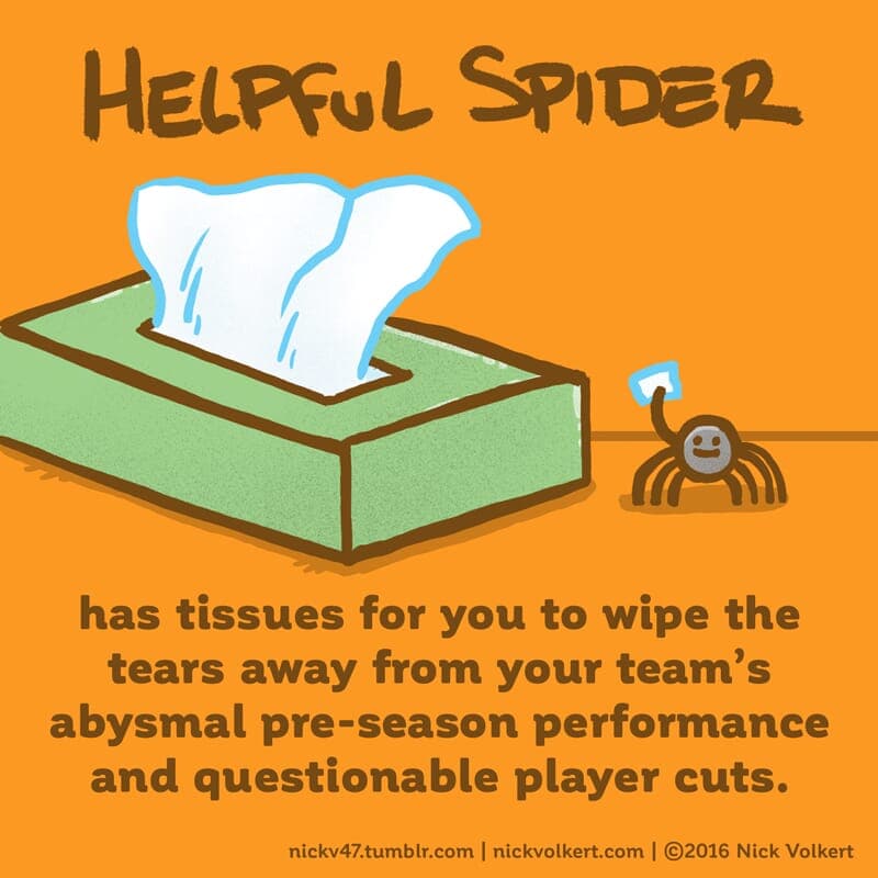 Box of tissues for your tears - Part 1 | Helpful Spider | Nick Volkert Helpful Spider is standing by with a box of tissues! - Part 1