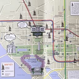 Potbelly Sandwiches DC Map | Nick Volkert Full rendered map of Washington D.C. locations of Potbelly sandwich stores.