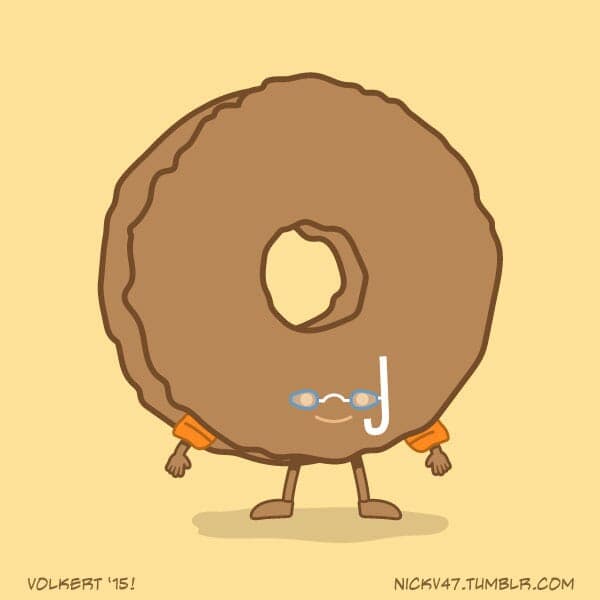 Dip Donut | Nick Volkert A donut dressed for a dip in some coffee.