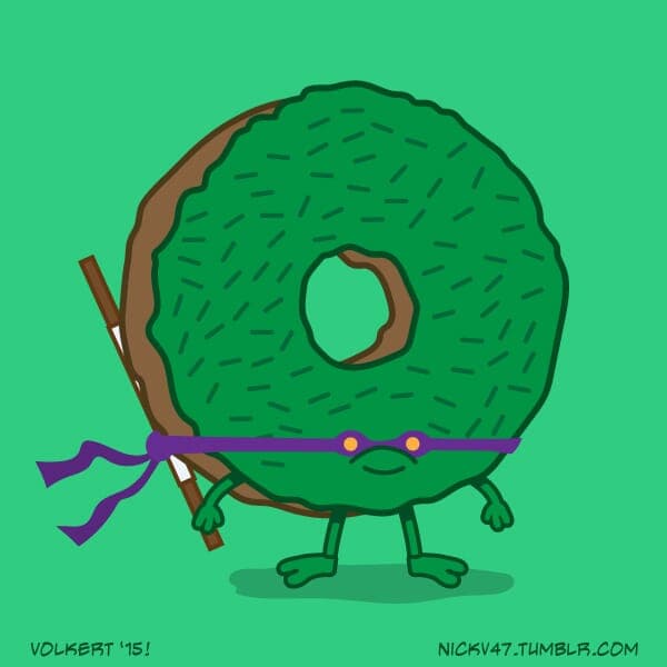Donutatello | Nick Volkert A donut that is pure gold.