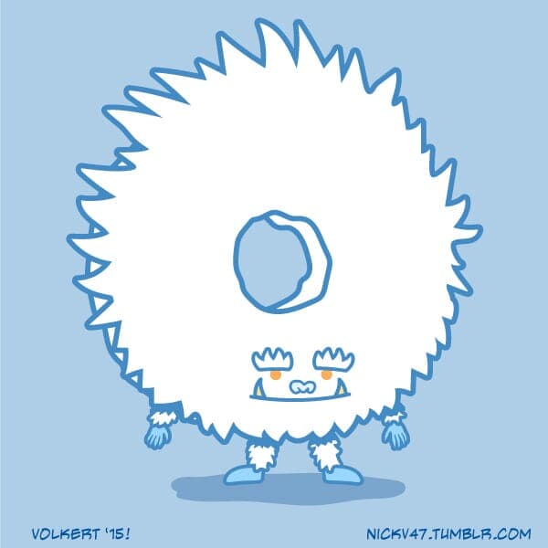 Yeti Donut | Nick Volkert A yeti themed donut.