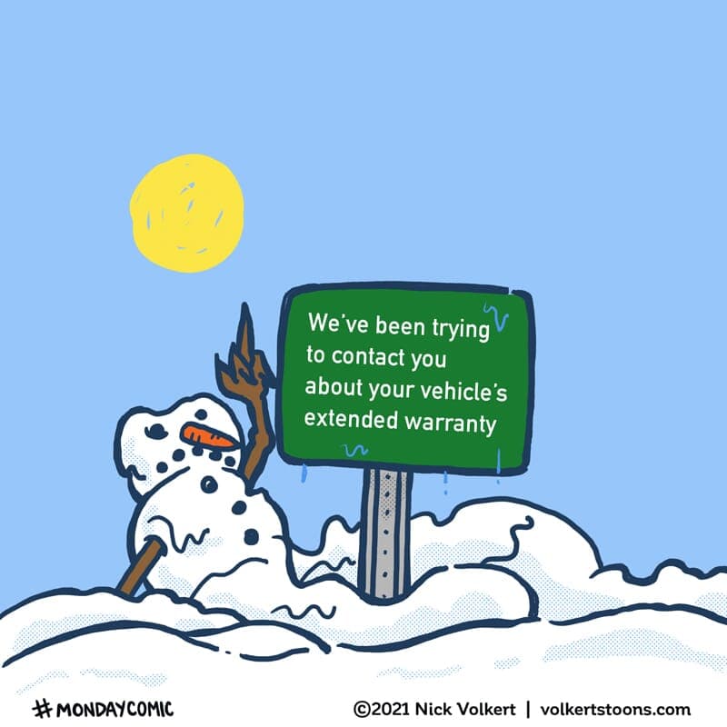 Snowmans Last Hurrah - Part 2 | Monday Comic | Nick Volkert A melting snowman gets the last laugh. - Part 2