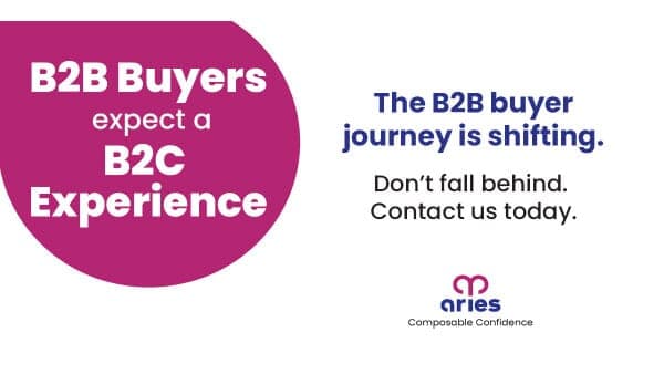 Aries Solutions - B2B Buyers | Nick Volkert A quick promotional video that served as an ad for Aries Solutions talking to how B2B shoppers expect a B2C experience.