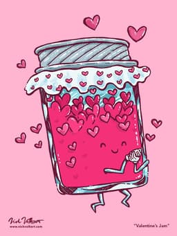 Valentine's Jam | Nick Volkert A sweet jar of jam filled with love hops along to spread some love all over Valentine's Day!