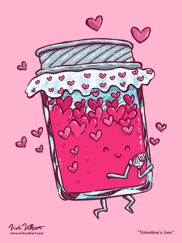 Valentine's Jam | Nick Volkert A sweet jar of jam filled with love hops along to spread some love all over Valentine's Day!